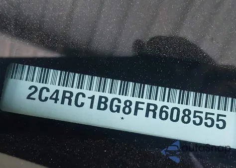 2015 Chrysler Town & Country Touring из США, поврежденный, VIN 2C4RC1BG8FR608555